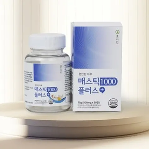 위건강 매스틱정 메스틱 영양제 효능 효과 복용법 먹는법 국산 양배추정, 1개