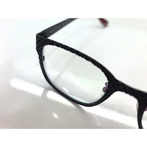 다니엘 에스떼 DANIEL HECHTER DH2000 블랙 검은 메탈테 체크 음각 안경테