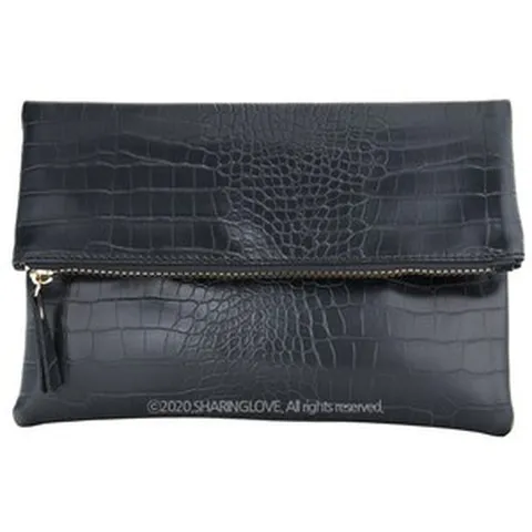 에포테쉬 레더 클러치백 (블랙)