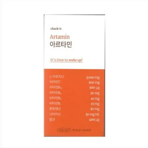(정품제품) 아르타민 체크오 여자 아르기닌 10g x 14포 (재고보유 00개), 소비기한 : 25년도 8월 이후, 1개, 140g