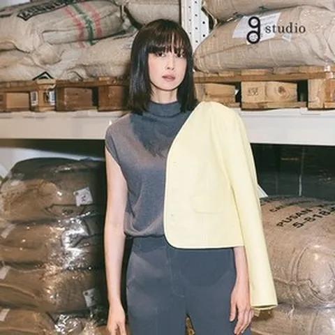지스튜디오 2 24SS 캐시미어 혼방 홀가먼트 베스트탑 3종