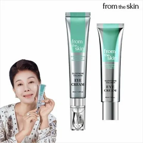 김청 프롬더스킨 글루타치온 콜라겐 아이크림 본품 1개 ( 다이아몬드 괄사 포함 )+40ml 리필