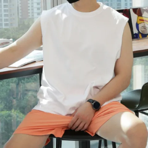 WTD 우기브로 남자 빅사이즈 3컬러 쿨 분또 민소매티