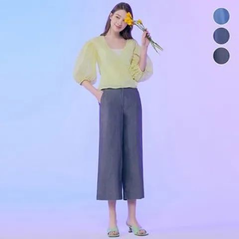 22SS 텐셀 리오셀 세미 와이드 팬츠 3종 택1