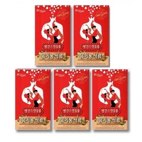 빨간스캔들 유기농 석류 플러스 콜라겐 젤리 저분자콜라겐 스틱 석류+ 석류젤리, 5박스, 10포