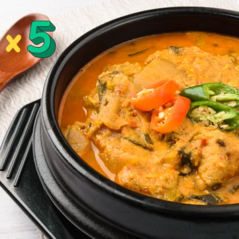 일단하자언니 비지찌개, 5개, 600g
