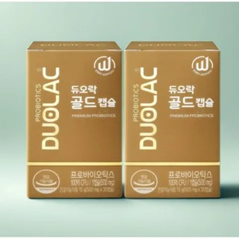 듀오락 골드캡슐 장건강 케어 유산균, 30캡슐 2박스 1개월분