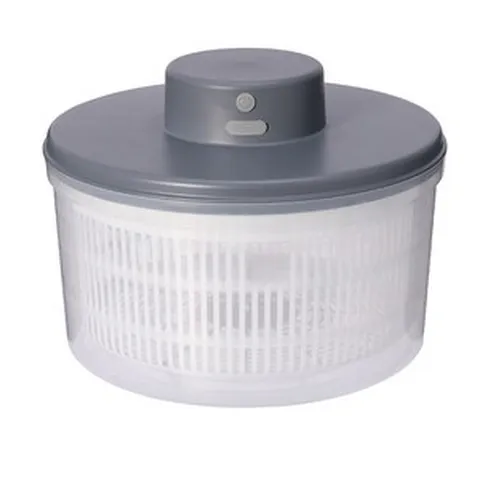 전동 야채탈수기 무선 충전식 다용도 세척기 야채 드라이어, 그레이