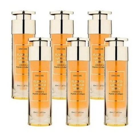 [호주정품 직배송] 시니케어 플라센타 양태반 순수 24k 골드 세럼 - SINICARE 24k gold serum, 6개, 50ml