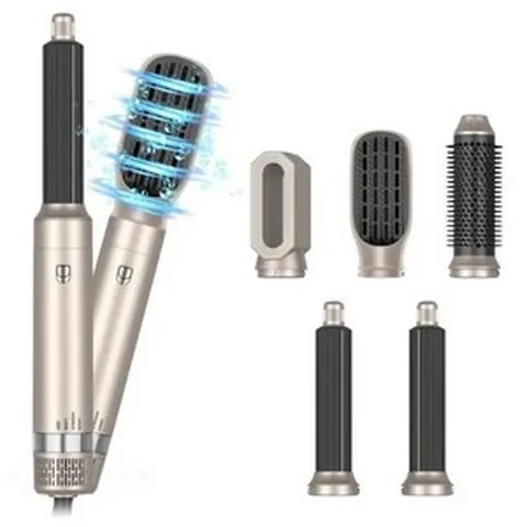 다기능 헤어 브러시 블로우 드라이어 사 스트레이트너 스타일러 5 인, with box, AU