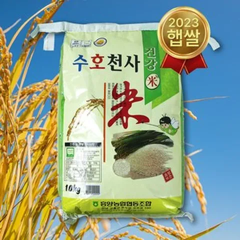 23년 햅쌀 흥양농협 당일도정 수호천사 건강미 쌀 10kg 새청무, 2개
