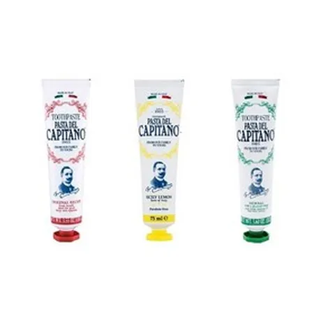 파스타 델 카피타노 1905 치약 75ml (오리지널 레시피 시칠리 레몬 내츄럴 허브), 1개