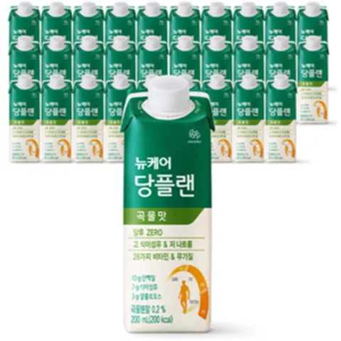 뉴케어 당플랜 곡물맛 당뇨환자영양식, 200ml, 30개