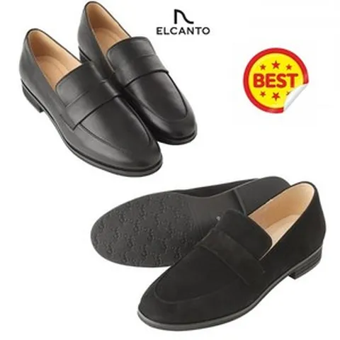 엘칸토 공식인증몰 [판매1위] 간절기에 어떠한 옷에도 연출하기 좋은 포멀 데일리 천연가죽(양가죽) 여성 2.5cm 로우굽 여성로퍼 로퍼(225~250mm) 스태프 신고 근무중