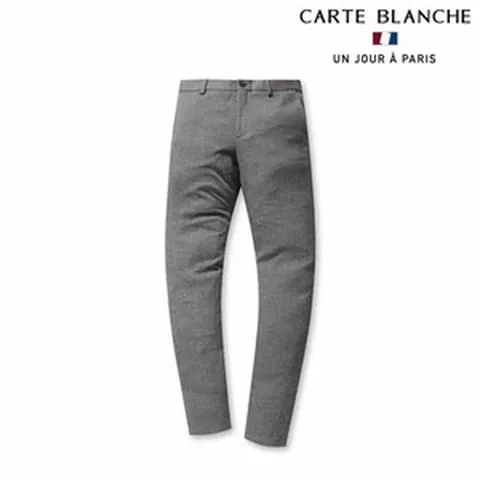 미넴옴므_(웰컴) 까르뜨블랑슈 내츄럴 패턴 기모 팬츠_CMW9WP80_GY