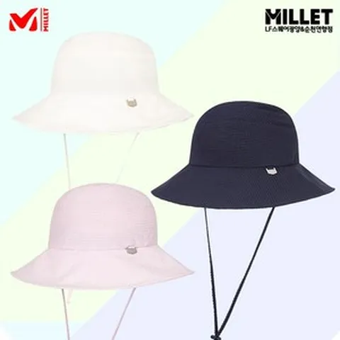 밀레 여름모자 여성 시어서커 쿨맥스 세인트햇 아웃도어 등산 MXTUC504 11, 네이비