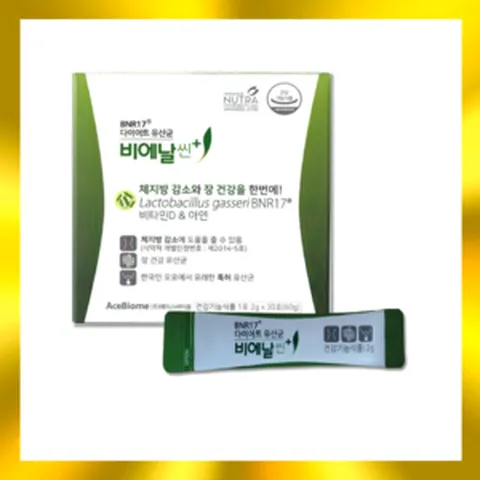 [안전포장 발송] 다이어트 유산균 비에날씬 플러스 2g x 30포, 60g, 1개