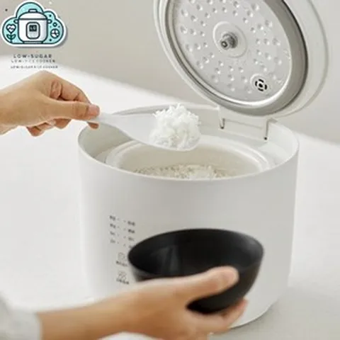클라우디앙 저당밥솥 전기 압력 당뇨 다이어트 저당 저칼로리 캠핑 밥통 저당질 저탄수화물, 화이트