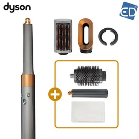 국내정품 다이슨 에어랩 오리진+ 멀티 스타일러 앤 드라이어(니켈/코퍼) +40mm배럴+라지 라운드볼륨브러시+포켓융 /ED