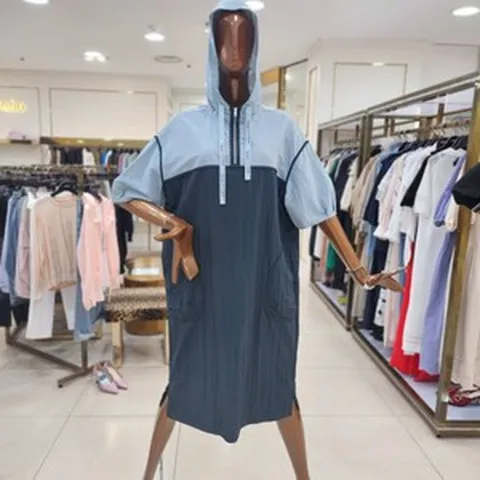 도호 캐쥬얼후드원피스 DW5OP610/청록