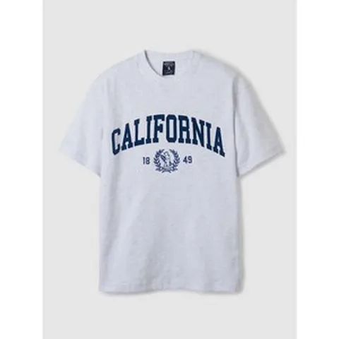 [NC수원터미널점] @신상@후아유 오버핏 California Letter Short Sleeve T-shirt /WHRAE2324U