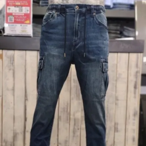 <신형 로고 적용!> 이가격은 말이안되지~[딱! 몇장입고] 2024 BUCKAROO 버커루진 프리미엄 데님특가전 풀밴딩 + 후크 까지! 카고 포켓 포인트 데님 청바지 데님카고바지