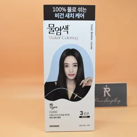 씨드비 프리미엄 물염색 다크 브라운 30g 10g 3포