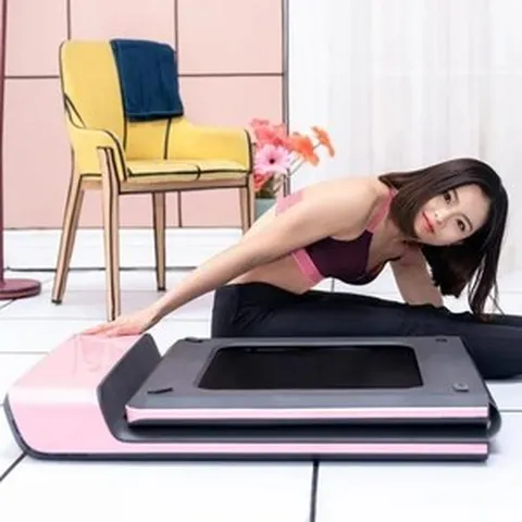 워킹머신 가정용 스마트 플랫 워킹 머신 높이 57mm 조용한 소형 비 트레드밀 접이식 180 도 가벼운 운동 XB, 1) 1PC, 없음