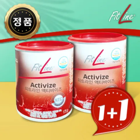 [1+1] 독일pm 비오틴 액티바이즈 독일피엠 PM쥬스 피엠 피트라인엑티바이즈 175g x 2통 + 보틀gift, 2개