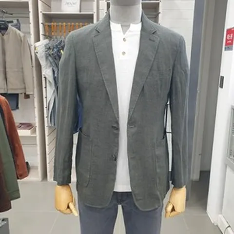 브렌우드_신상품_마이크로 린넨 자켓 BRJCM24631KHX_행담도 모다 아울렛