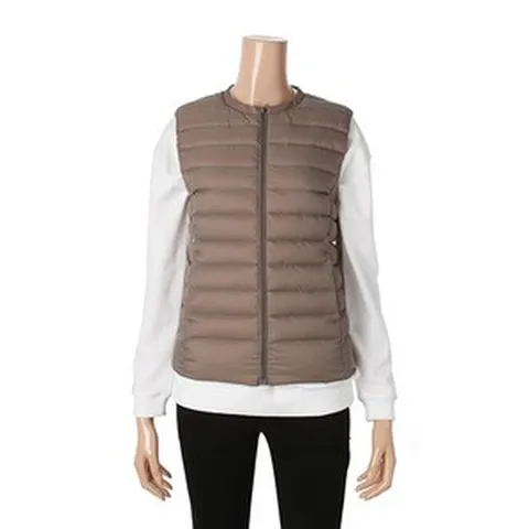 뱅뱅.여성초경량구스다우패딩조끼(NEE613), 90, 카버트