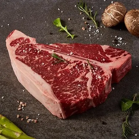 블랙앵거스 미국산 스테이크 L본 엘본 600g, 1개