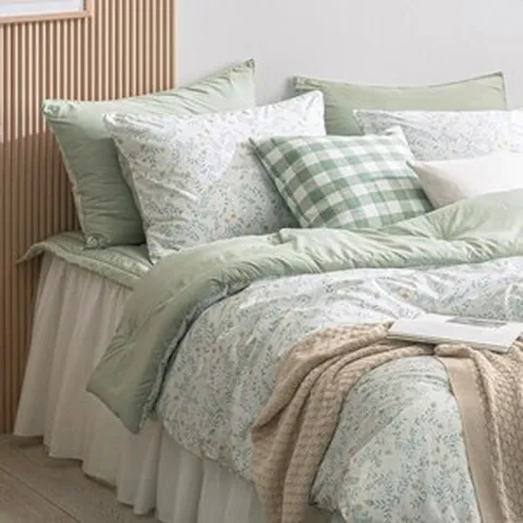 [에어룸]먼지없는 삶은이불 허브가든 이불베개세트(SS)