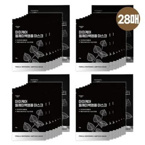 [28매입] 마미케어 들깨 기미 마스크팩(4BOX), 단품