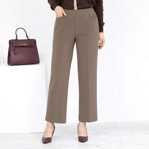 엄마옷 정장 밴딩 통바지 4CVB09056마담 미시 중년여성 빅사이즈 50대 60대 70대 할머니옷