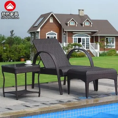 라탄베드 캐리비안베이 썬베드 비치의자 데이베드 썬텐의자, 싱글 침대