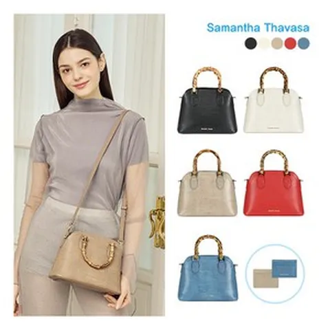 [사만사타바사] 리자드 뱀부 알마백(+카드지갑)