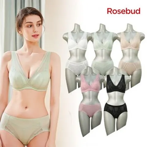 로즈버드 컴포트볼륨 노와이어브라 여자속옷세트 10종
