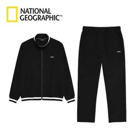 [공식 정품] 내셔널지오그래픽 남성 츄리닝 풀 집업 트레이닝 세트
