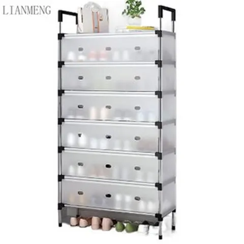 조립식 신발장 신발정리대 간이 신발장 신발 수납 방진 신발장, 7단 * 화이트 * 1개