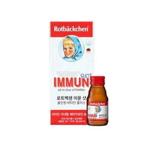 로트벡쉔 이뮨 샷 올인원 비타민 플러스 60ml X 10병 / 600ml + 헤드스파 6ml 증정, 10개