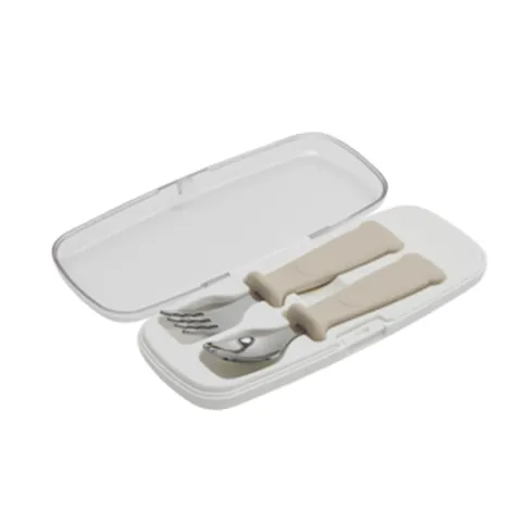 폴레드 폴쿵 유아 스푼&포크 세트(케이스 포함) 자기주도 이유식, 버터크림