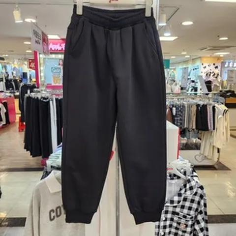소이 안양점 **겨울** 블랙 무광 조거 트레이닝 바지 @@34800원!!! @@ 남아 주니어 (기모) 신축성 좋아요~