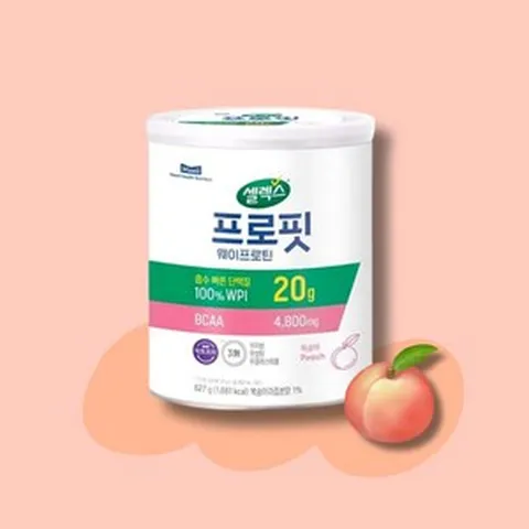 매일유업 셀렉스 프로핏 웨이프로틴 복숭아 627g 단백질보충제 프로틴분말, 1개