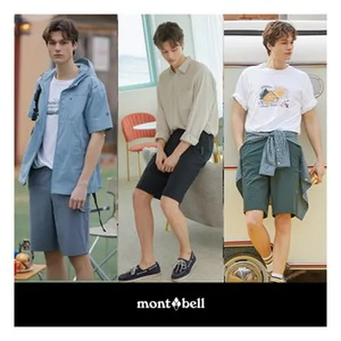 [몽벨(montbell)] ●몽벨 24SS 남성 썸머 풀밴딩 하프팬츠 3종