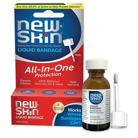 뉴스킨 올인원 프로텍션 액상밴드 New-Skin Liquid Bandage Waterproof for Scrapes and Minor, 1개, 1개입