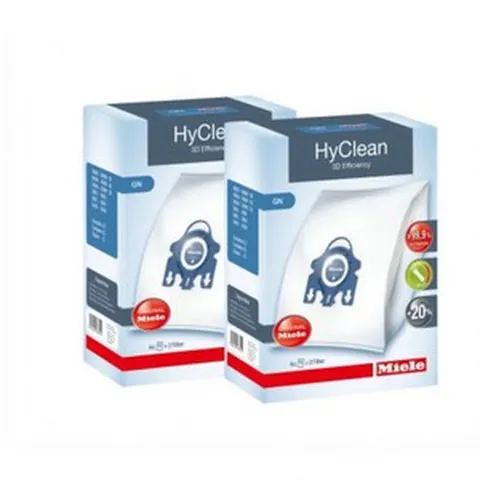 [Miele 본사] 밀레 청소기용 하이클린 3D 먼지봉투 GN 8매+필터 2장 (2박스)