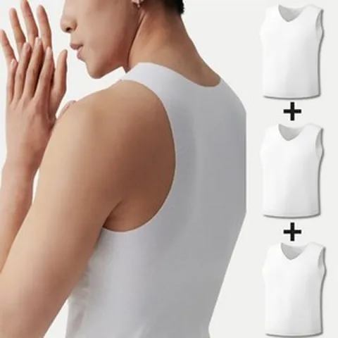 셀러나 심리스 남성 쿨 나시 이너웨어 민소매 무봉제 3장