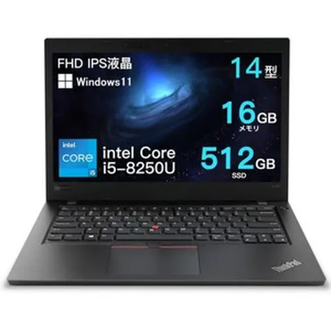 노트북 일본 JAPAN 【정비 완료품】 레노버 ThinkPad 씽크패드 L480 office탑 载 14인치 중고 컴퓨터 Win11 제8세대 Core i5 8250U 경량 16G