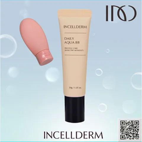 [정품아닐시 10000%보상 QR코드 스캔 확인] 인셀덤 BB 크림 (데일리 아쿠아 비비) (공병) 번개배송, 1개, 50ml